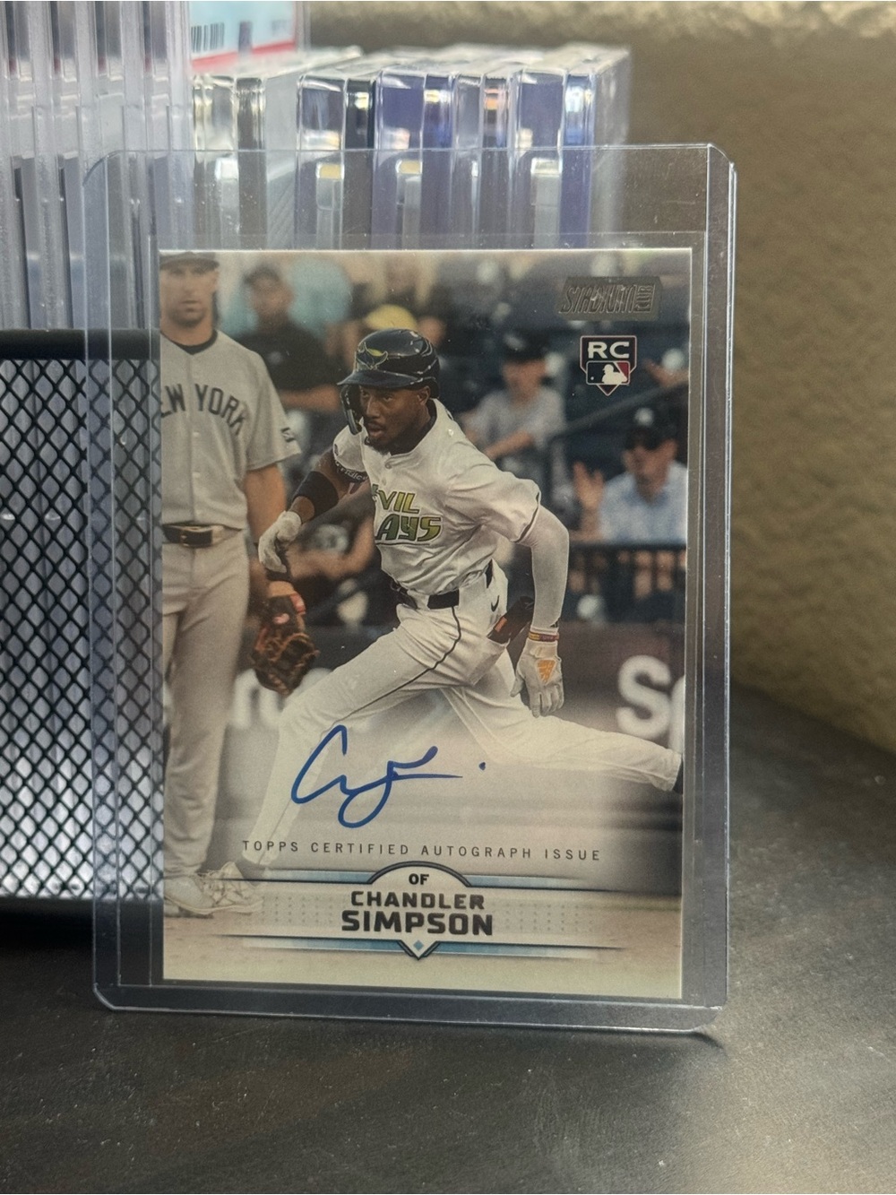 2025 Topps Stadium Club - Autographs Chandler Simpson #SCBA-CSI (AU, RC)